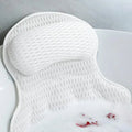 Comfortable Bath Cushion for Relaxation 4D Air Mesh Technology Hot Tub Bath Pillow with Strong Suction Cups Bath Accessories