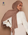RTS Quality Stretchy Cotton Jersey Scarf Stretchy Plain Wrap Shawl Hijab