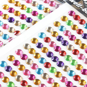 DIY 6mm Crystal Diamond Sticker of Quilling Paper Craft 168pcs