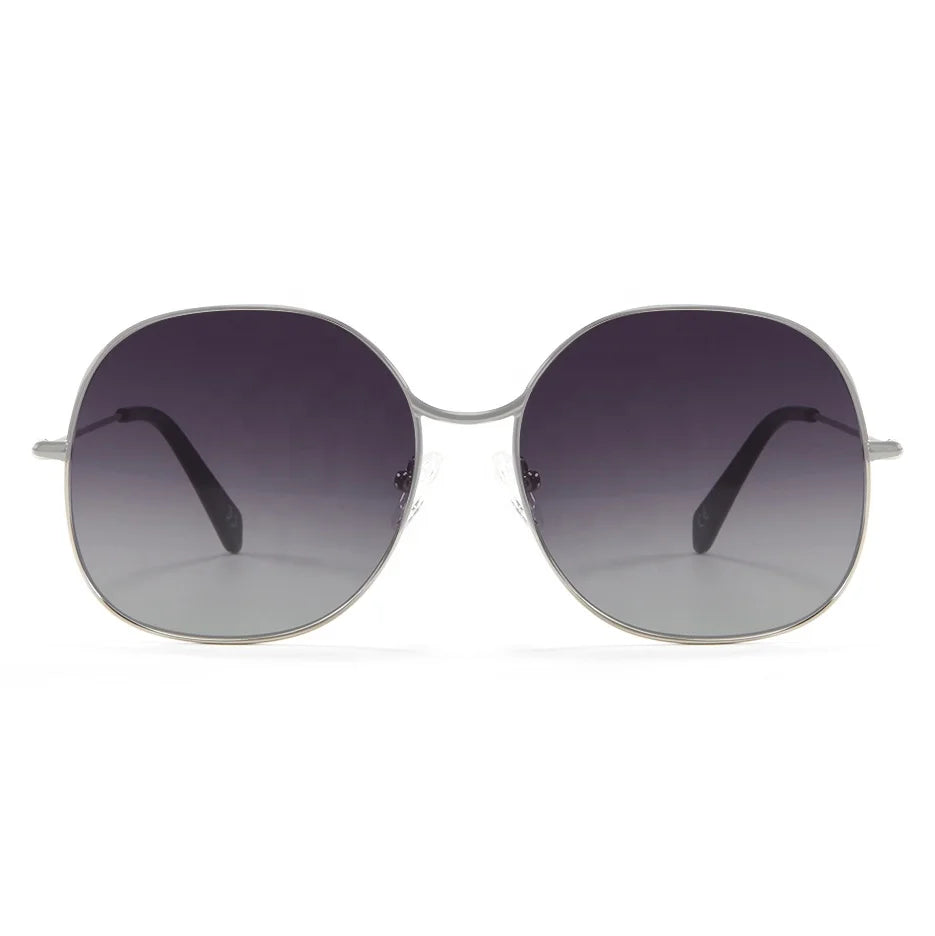 2025 Trending Oversized Oval Sunglasses Womens Metal Frame Summer Uv400 Shades for Women Men Oculos De Sol Feminino 59mm