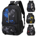 Promotion 600d Polyester Slim Expandable Boys Logo Dark Gray Simple Students Backpack Korean Style