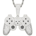 Full Diamond Hip Hop Jewelry Hot Sale Game Console Pendant Men Women Popular Necklace