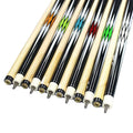 Cheap Sale Billiard Room Special Premium Diamond Design  Maple Wood 1/2 Jointed 57 Inch 13mm Tip Billiard Pool Cue Stick