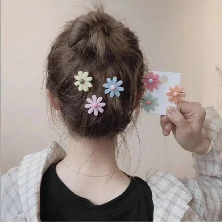 5pcs/set  Girls Sweet Hairpins Fashion Woman Headbands Hair Accessories Hair Clips for Kid Headdress