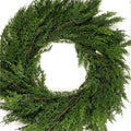 Hot Selling 30 Inch Nordic Style Spring Front Outdoor Decoration Hanging Large Artificial Wreath