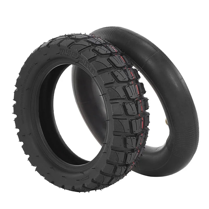 255x80 Scooter Tyre Outer Tire with Inners 10 X 3.0 Black Electric Scooters 1 Piece Rubber 14.2*21*5 Cm 3-7 Days Depend