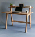 Economic & Creative Double Layer Modern Computer Desk Simple Plywood Office Student Writing Laptop Desk for Bedroom for Students