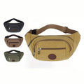 2025 High Sales Cross Body Multifunctional Bag for Unisex Chest Pack Waist Packs Canvas Funny Pack Waist Bag