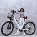 VOMO CS20 Cheap CITY Ebike Fast EU Warehouse Lady Long Range Electric Bicycle Woman E Bike 250W Citybike CS20 Ebike