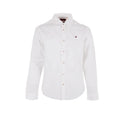 Good Quality Classical Plain Dyed Solid Long Sleeve Mens Button Down Office Business Shirts White Cotton