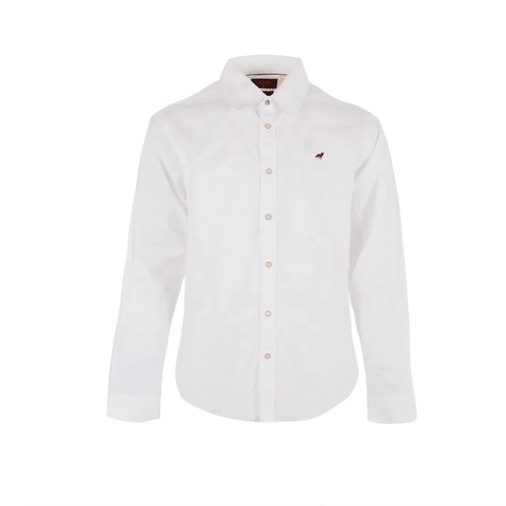Good Quality Classical Plain Dyed Solid Long Sleeve Mens Button Down Office Business Shirts White Cotton