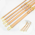 MeeTee H-S005 2parts Hand Strap Accessories Cowhide Genuine Leather Belt Removable Shoulder Strap