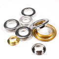 Handbag Clothes Grommet Curtain Brass Ring Metal Eyelet Wholesale 25mm 30mm 40mm Round Metal Eyelet for Shoes Metal Button