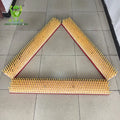 Professional Triangle Turf Brush Heavy-Duty Grooming & Infill Maintenance Tool for Soccer Pitch and Sports Field Synthetic Lawn