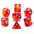 HS Dice Blend Color Polyhedral DnD pink and Black Mixed Color Dice 7pcs Set for RPG Dungeons and Dragons Board Games DND