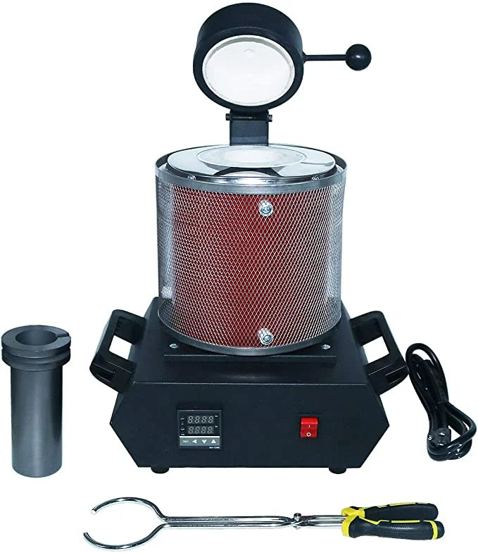 1100â„ƒ Electric Induction Jewelry Metal Melting Machine 1/2/3kg Crucible Gold Melting Furnace for Refining Gold Tools Equipment