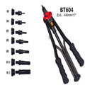 17" M3-M12 BT604 Automatically Exit Hand Riveter Rivet Gun Riveting Tools With Nut Setting System MegaBDM