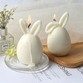 Faceless Rabbit Soy Wax Beeswax Customized Scent Handmade Easter & Christmas Home Decoration Candle