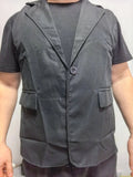 M-4XL Suit Vest Top New Loose Sleeveless Commuting Vest Spring and Autumn Single Button Suit Vest