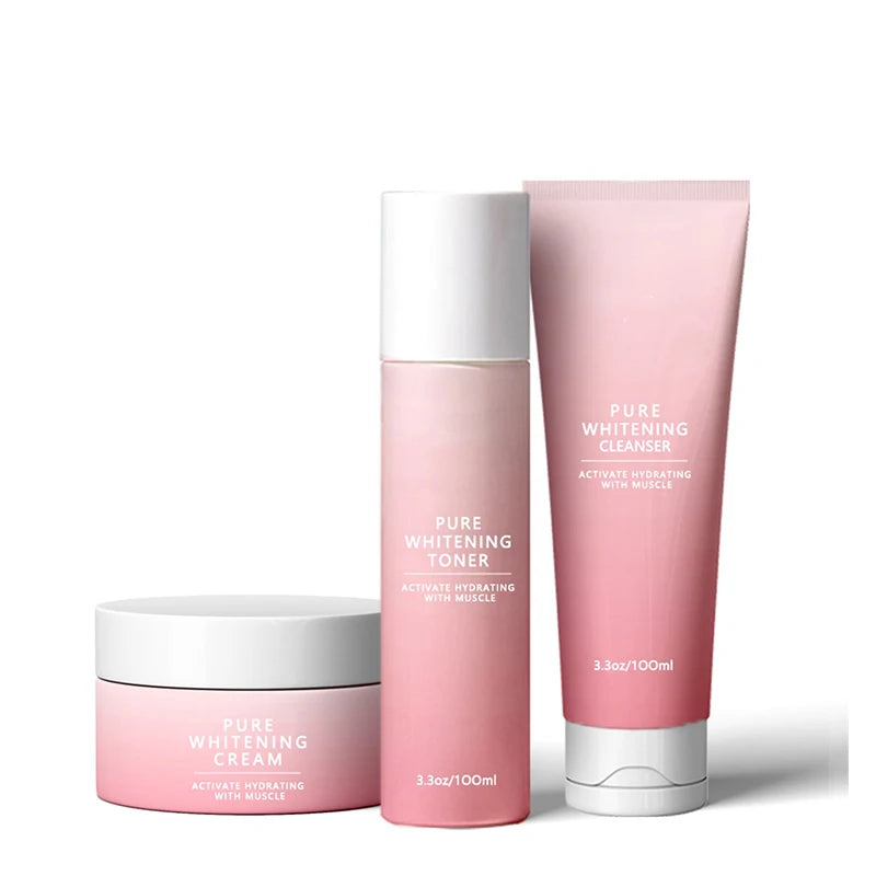 Ready to Ship Anti Aging Face Cream Whitening Vitamin C E Skin Care Serum Facial Cleanser