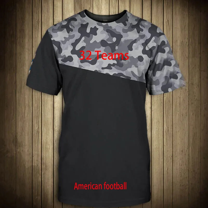 2025 New Style 32 FOOTBALL Club Fashion Knitted T-Shirt for Men American Football Sports Teams