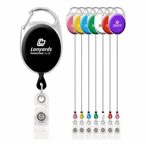 Custom Durable Retractable YOYO Badge Reels Lanyard With Custom Logo Release Breakaway Lanyard