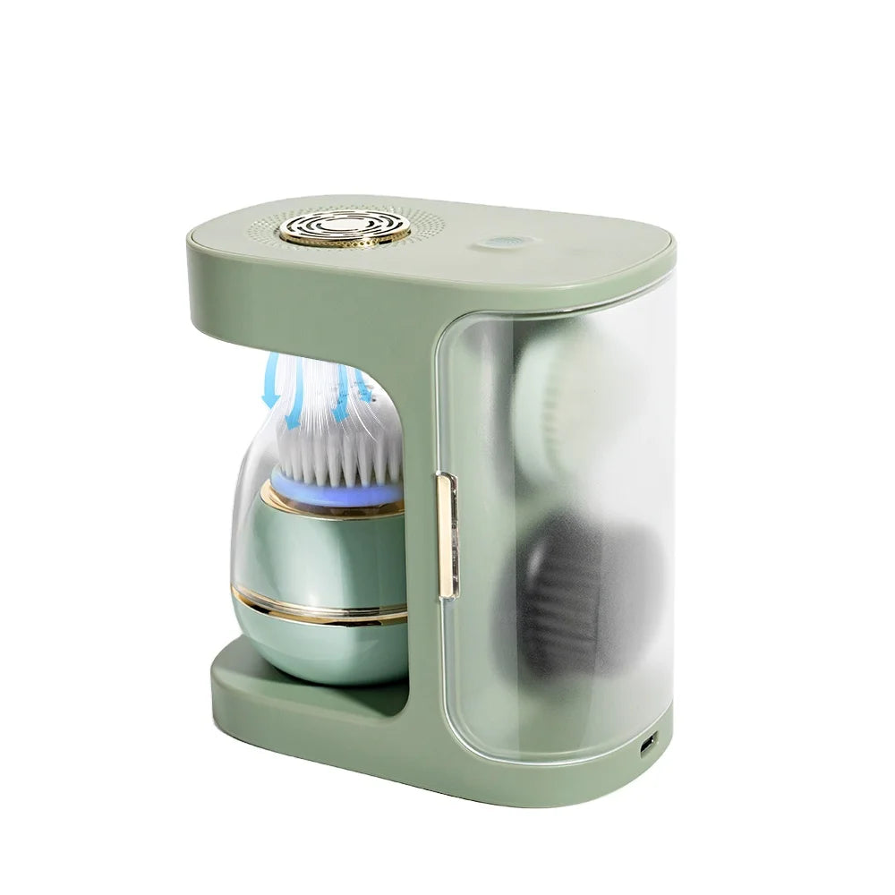 Private Label Face Cleaning Brush Skin Scrubber Silicone Electric Facial Cleansing Brush