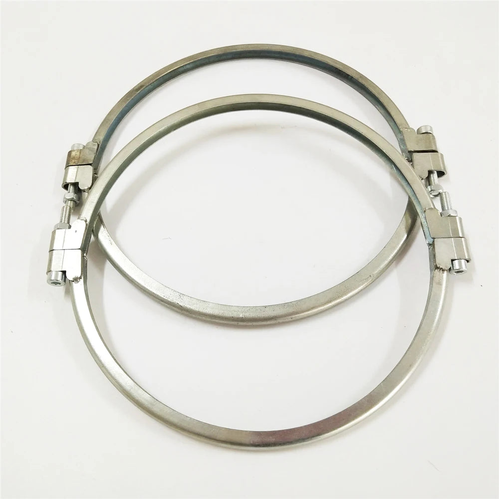 Galvanized Bolted Clamp V Band Flange Pipe Clamp Slim Pull Ring Split clamp 160