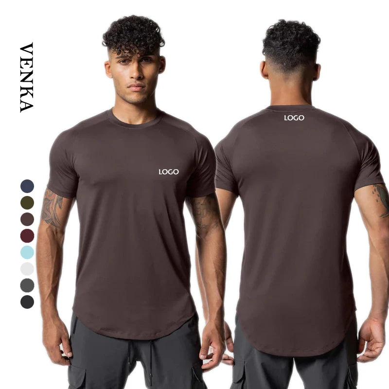 Custom Printing Mesh Breathable Sports Running Quick Drying Loose Round Neck Short Sleeve Basketball Workout T Shirt for Men's