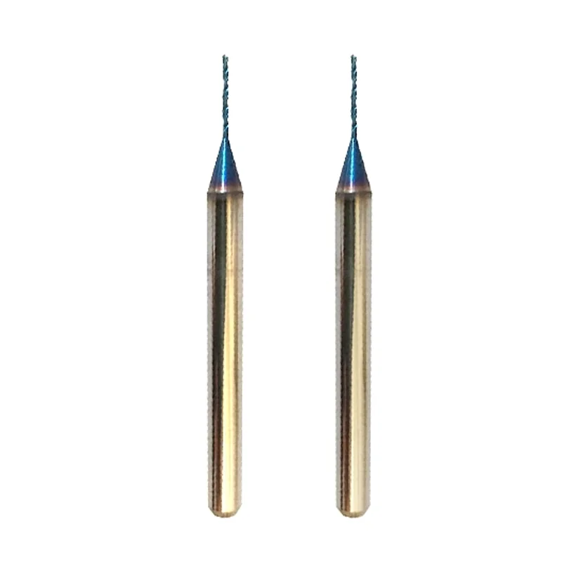 JR129 CNC Cutting Tool 0.2-2mm Micro Diameter Coated Carbide Drill Bit for Stainless Steel