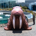 360 Inflatable Giant Walrus Advertising Walrus Model for Advertising Inflatable Mascot Animal Marine Park Decoration