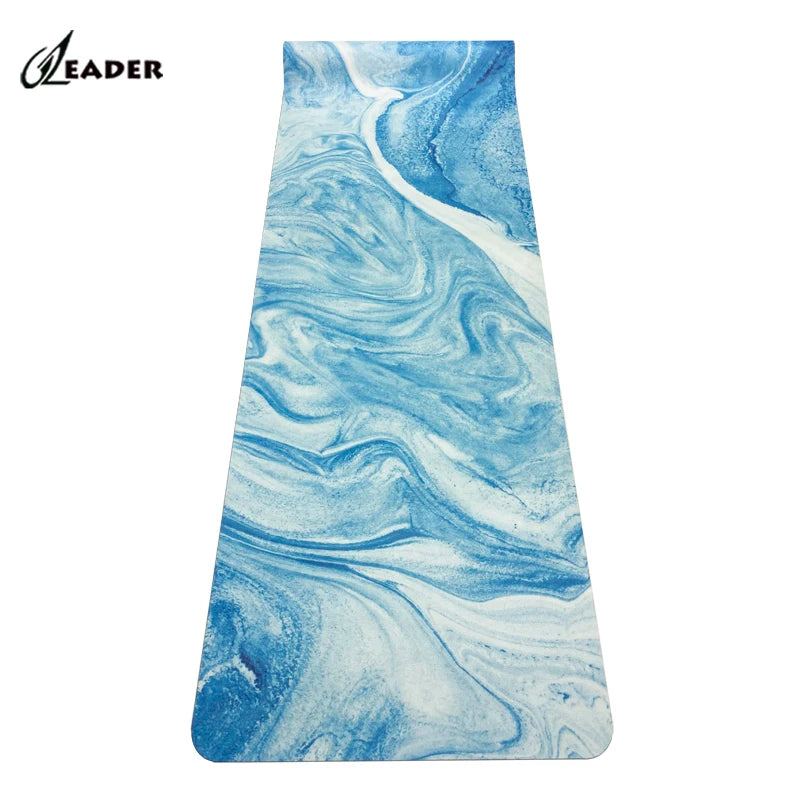 Travel-Friendly Foldable Recycled PET Yoga Mat Printed Rubber Plastic Bottle Material
