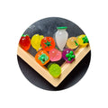 Luminous Mini Resin Fruit Figurines 100Pcs Realistic Strawberry Grape Peach Pineapple Glow in Dark Craft for Kitchen Room Decor