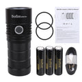 2024 Wholesale Outdoor Powerful 8000lm 3*18650 Rechargeable LED Flashlight Throwing 400m Super Bright Tactical Torch