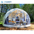Litong China Manufacturer White Hotel Tent PVC clear Domes Tent Glamping Dome Event Party Tents for Sale