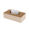 Wooden Leather Empty Car Tissue Box Cover Holder Rectangular Bulk Tissuebox