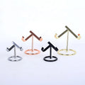 Wholesale Golden Metal Display Stand Base Crystals Sphere Metal Heart Stand for Dec