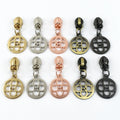 Meetee PD002 5# Nylon Zipper Slider for Sewing Bag Pocket Tapes Pulls Jacket Purse Metal Zip Heads Repair Kits DIY Accessories