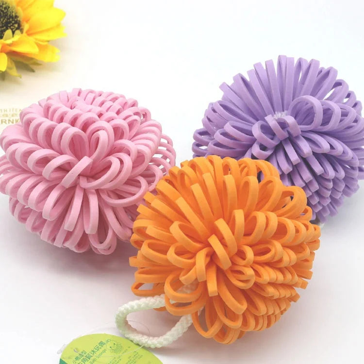Flower Body Cleaning Soft Mesh Bath Shower Sponge Eva Material