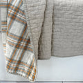 Five Stars Bed Quilts 100% Organic Natural French Linen Stone Washed Soft Home Bedding Bedspread