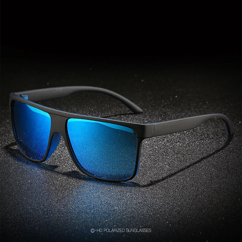 2023 Classic Square Sports Polarized Sunglasses UV400 Fashion Driving Cycling Sun Glasses for Male and Female