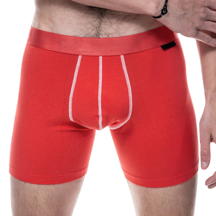 Men's Custom Boxer Briefs Cotton/Modal/Bamboo Knitted Breathable Eco-Friendly Anti-Bacterial Underwear
