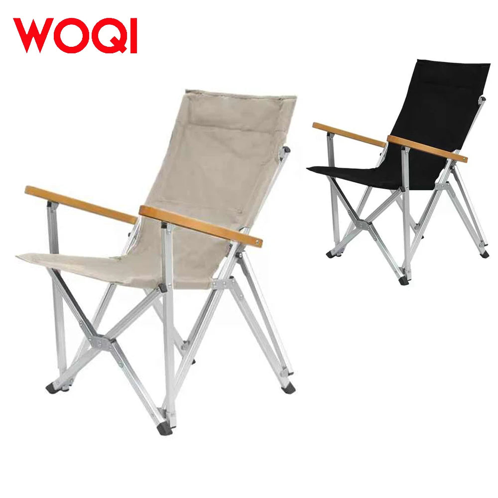 WOQI Adjustable Aluminum Folding Chair Flat White Stand Versatile Use for Outdoor Kitchen Bedroom Workshop Gym School Warehouse