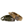 Nylon Tactical Dog Collar for Training With Control Handle