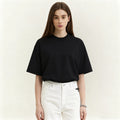 High-quality Custom-printed 100% Cotton Knitted Regular Fit Casual Unisex Solid-color Breathable Short-sleeve T-shirt