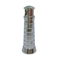 Sea Light Tower Christian Cremation Urn Pendant Crystal Stainless Steel Silver Plated Ash Keepsake Tower Memento Urns Cremation