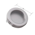 Round Tin Packaging with Window Fidget Hand Spinner Stress Toy Fingertip Gyroscope Metal Craft for Candle Use