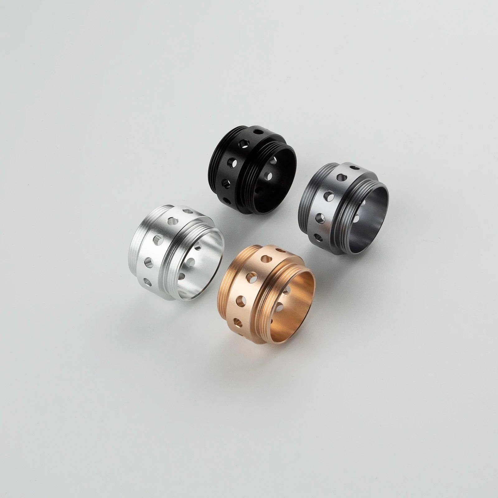 Modular Aluminium Alloy 6063 Lightsaber Hilt Parts OD 25.4mm DIY Assembly Compatible