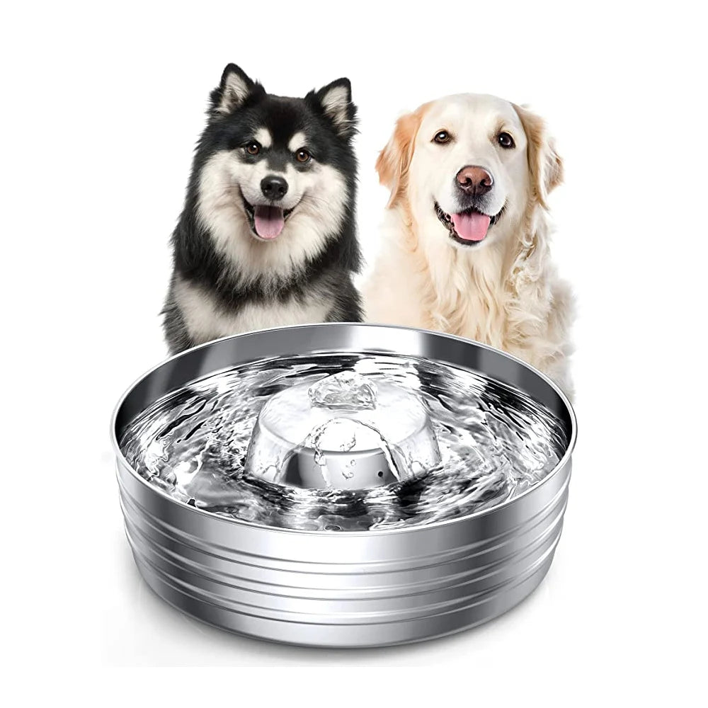 Automatic Electronic Pet Water Dispenser Stainless Steel Cat Fountain & Dog Drinker in Bottle Shape Directly from Manufacturer