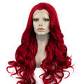 Celebrity Synthetic Wig Human Hair Drag Queen Hair Heat Resistant Fiber Lace Front Wigs